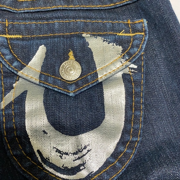 True Religion Bobby Silver Foil Jeans - Picture 8 of 10